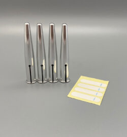 RB016 2-Pack 6 Colors Kutsuwa Stad Pencil Cap Metal 