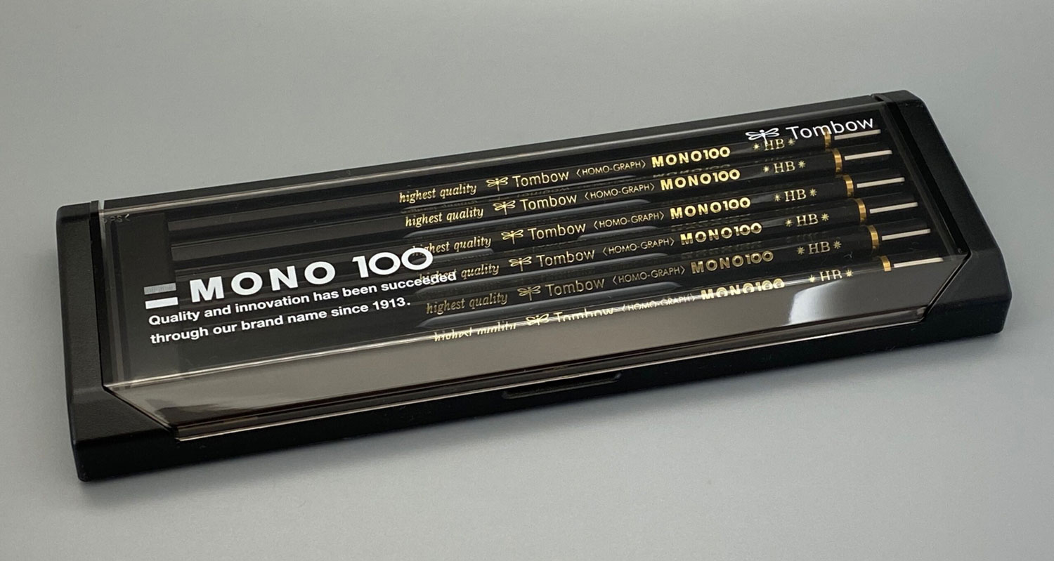 Tombow MONO-100-B   Lot de 12 Crayons graphite MONO 100 dureté B 