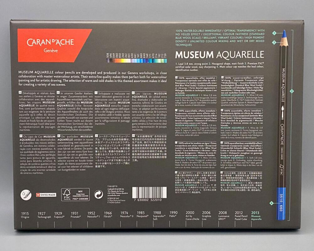 Caran D'ache Museum Aquarelle Matite acquerello - Seppia 50% (3510.906