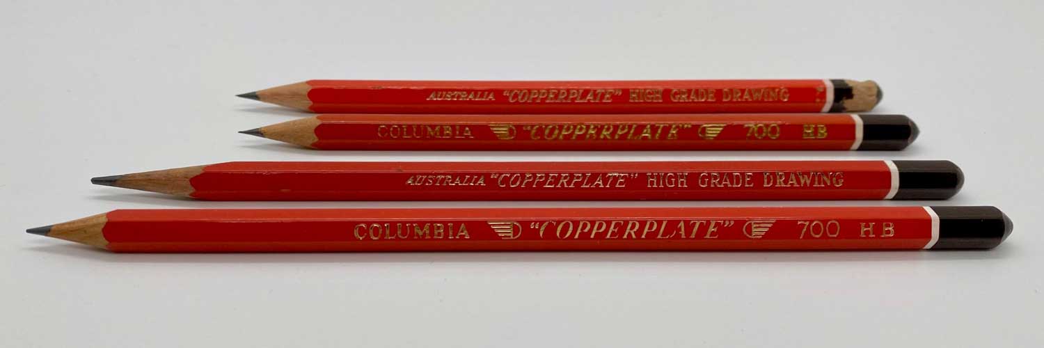 vintage columbia australian pencils