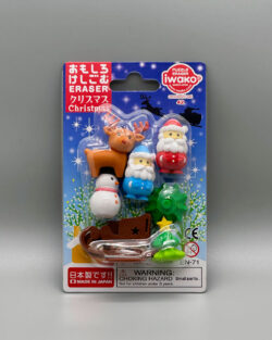 iwako christmas eraser set