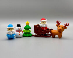 iwako christmas eraser set