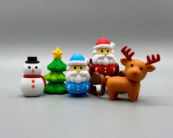 iwako christmas eraser set