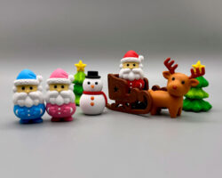 iwako christmas eraser set