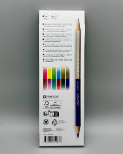 caran d'ache claim your style bicolour pencils