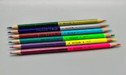 caran d'ache claim your style bicolour pencils