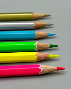 caran d'ache claim your style bicolour pencils