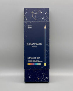 caran d'ache cosmic blue pencil set