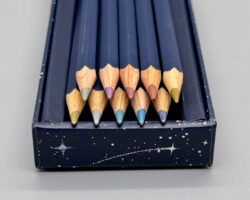 caran d'ache cosmic blue pencil set