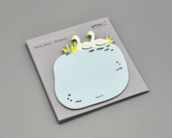 midori die-cut sticky notes swans