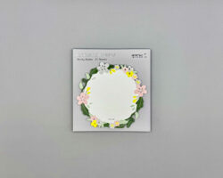 midori die-cut sticky notes wreath