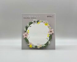 midori die-cut sticky notes wreath