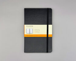 moleskine a5 classic hard cover notebook