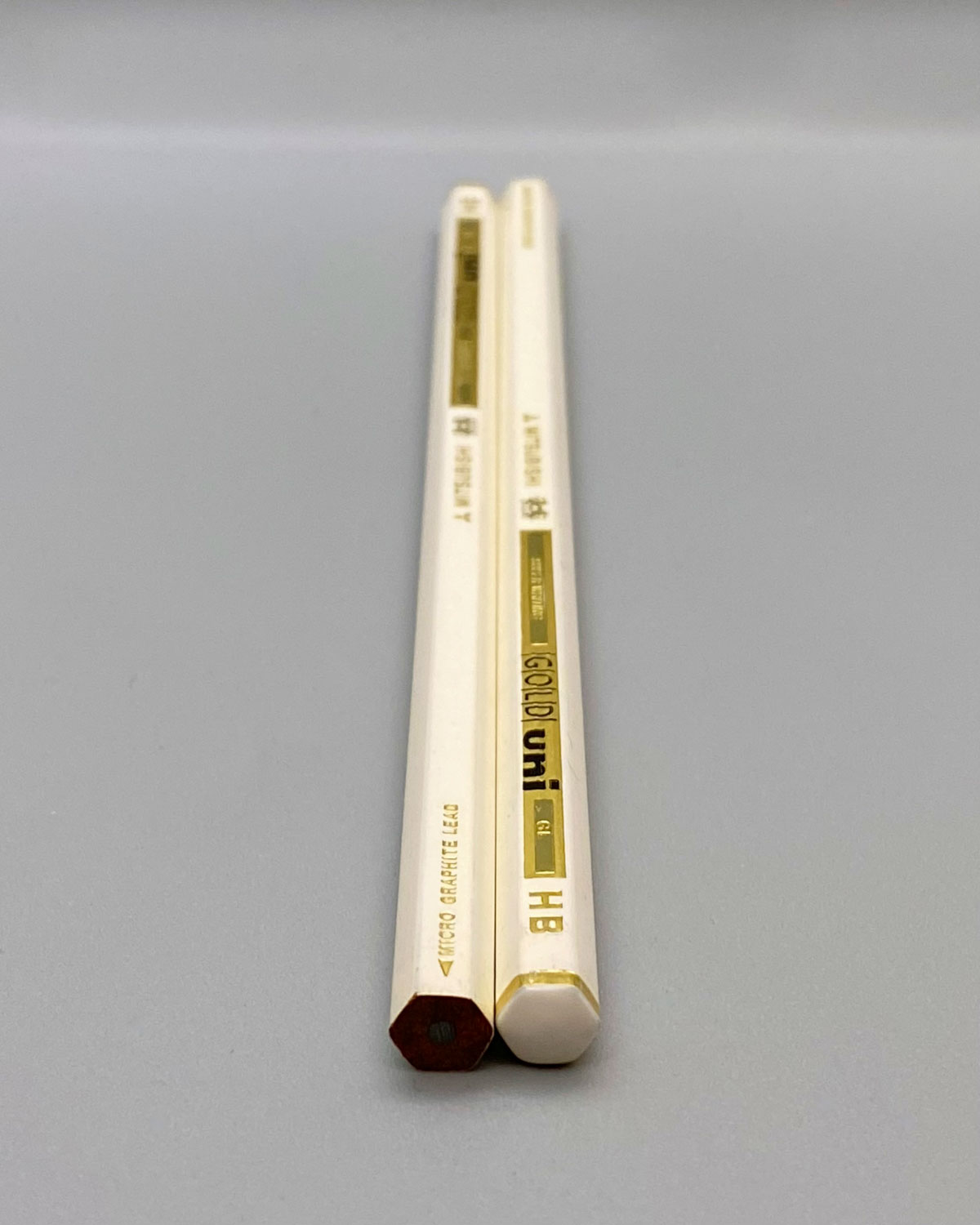 mitsubishi uni super writing gold pencil