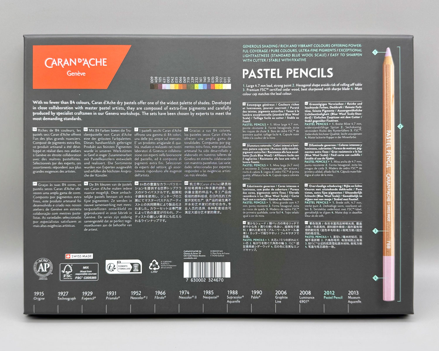 caran d'ache pastel pencil sets