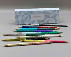 caran d'ache alpine frost bicolour water-soluble pencil set